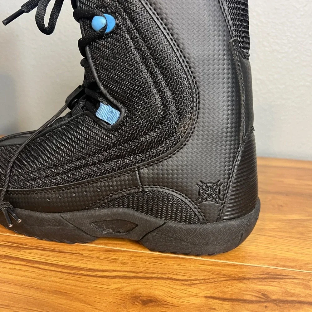 Lamar Justice Linered Snowboard Boots GirlsSz 4 Black Liner Winter Sports Kids